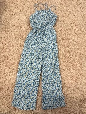 Girls Zara floral Jumpsuit size 6